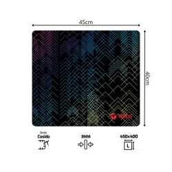 Mouse pad gamer TEROS TE-3011S, multicolor